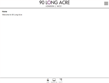 Tablet Screenshot of 90longacre.com